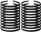 Haarreif für Damen, schwarz, einfarbig, blanko, Satin, Stoff, bedeckt, schmal, dünn, hart, schwarz, Kunststoff, Haarband, elastisch, Haarreif, Halter, Verschluss, Tiara, Krone, Kopfschmuck, Zubehör,