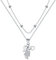 J.MUEN Schutzengel Kette Damen 925 Sterling Silber Schutzengel Halskette mit Geschichtete Kette, Damen alles Gute zum Geburtstag Geschenkideen,Schmuck Für Frauen Und Mädchen