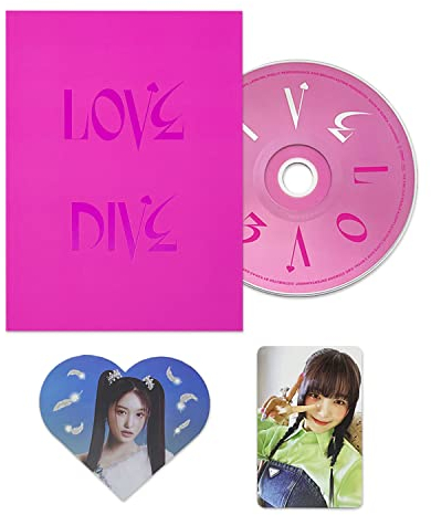 IVE - 2nd Single Album [LOVE DIVE] (Ver.3) Photobook + CD-R + Photocard + Heart Hologram Card