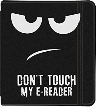 Case2go - Hülle kompatibel mit Tolino Epos 2 - TPU Case - Sleepcover - Don’t Touch Me