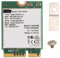 Tarjeta de Red M.2, Interfaz AX211NGW M.2 Key E, Frecuencia Triple de 2,4 GHz, 5 GHz, 6 GHz, Tarjeta Adaptadora WiFi Inalámbrica 802.11ac BT5.2, para 10