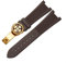 AEMALL Für PP Patek Philippe Silikon-Uhrenarmband 5711 5712g Nautilus Uhrenarmband spezielle Schnittstelle 25 mm x 13 mm Armband (Farbe: Braun-Gold-B, Größe: 25-13 mm)