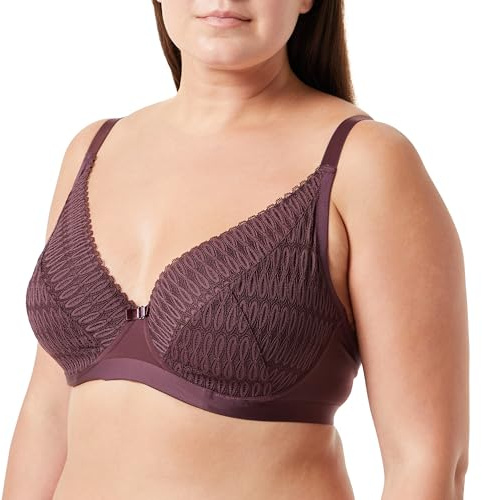 Triumph Women's Aura Spotlight Conscious WP Bra, Merlot, 32DD