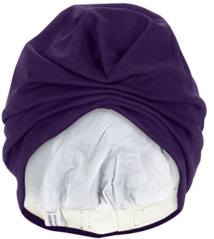 Fashy Cuffia da bagno in tessuto con chiusura in velcro, 3471, viola