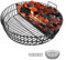 KAMaster XLarge Charcoal Basket Fire Bowl for XLarge Big Green Egg,Heavy Duty Porcelain Steel Ash Basket with Handle,Big Green Egg Grill Accessories Grill Lump (Fit for XL)