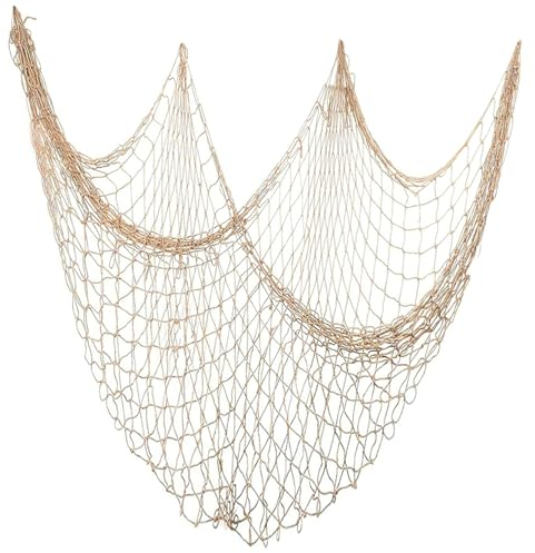 DIAONIAN 100 x 200cm Fischernetz Deko,Fischernetz Deko Groß,Deko Meer,Netz Deko,Deko Fischernetz,Fischernetz Deko Outdoor,für Hintergrundwände,Hochzeiten,Partys und Fotoshooting-Dekorationen