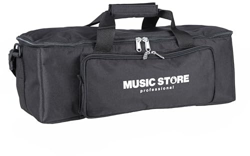 MUSIC STORE Universal Stagebox Tasche, Nylon, Gepolstert, Wasserabweisend, Schutz vor Staub und Kratzern, Innenmaße 480 x 175 x 165 mm