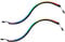UPKOCH 2 Pcs Argb Light Strip for Computer Case White Pc Gaming Accessories Led Light Strips Adhesive Stickers