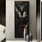 Diamond Painting Ägypten Anubis Diamond Painting Groß xxl 70 X 30 cm, DIY Diamant Painting Bilder, 5D Diamond Painting Erwachsene Vollrunde Bohrer Diamond Art Crafts, Haus Wand Dekoration -575FC