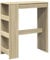 vidaXL Mesa Alta Bar con estantes Madera Roble Sonoma 90x40x103,5 cm