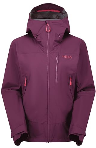 Rab Women's Downpour Mountain Jacket - Mulberry - 10