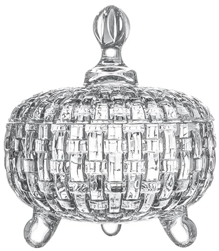 IMIKEYA große Apothekergläser mit Deckel Behälter Süßigkeiten-Buffetglas Plätzchen luftdichte Dose glasvasen glasvase set schmuck box Krüge mit Deckel Schmuckdose aus Glas Transparent