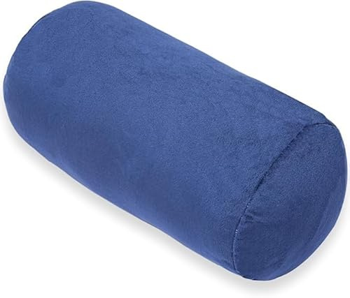 AS AWESLING Body Pillow for Adults, Full Body Pilllow for Sleeping, Long Round Cervical Pillow, Bolster Side Sleeper Pillow with Cover (Blau, 40 x 15 cm)