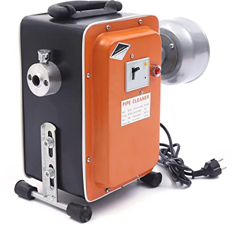 Fyssnn 750W Elektrische Rohrreiniger 20M Rohrreinigungsmaschine Abflussreiniger mit Rohrreinigungsspirale 400 U/min - Extrem Stark für Haushalt, Grundstücke, Restaurants, Fabriken, Schulen