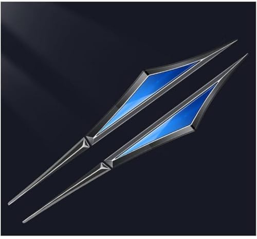 MANQII per Renault Kadjar 2015-2024 Auto Emblema Adesivo 3D Emblemi Decorativo Adesivi Decalcomania Distintivo Corpo Impermeabile Esterno Accessori,F/Black~Blue