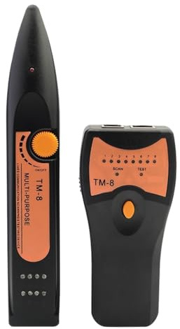 Buscador De Cables Red TM-8 Cable Línea Telefónica Probador RJ45 Comprobador Comunicación RJ11 Par Instrumentos Patrulla Identificación Precisa Eficaz