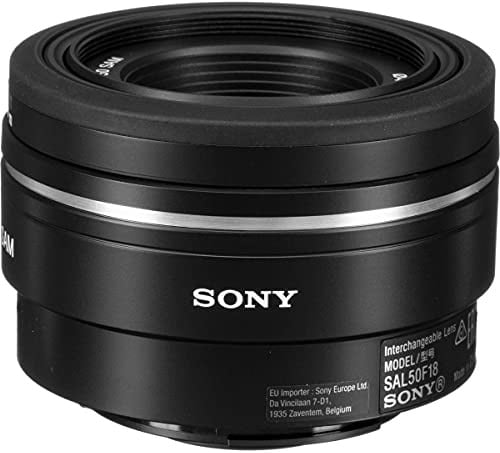 Sony 50mm f/1.8 SAM DT Lens for Sony Alpha Digital SLR Cameras - Fixed