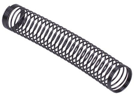 Knickschutzfeder einzeln 16mm (100mm Lang) - black matt