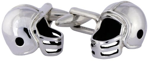 ZAUNICK American Football Manschettenknöpfe Silber 925 handgefertigt