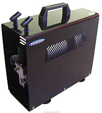 Hobby compressore aerografo con contenitore a pressione Fengda® AS-196 A