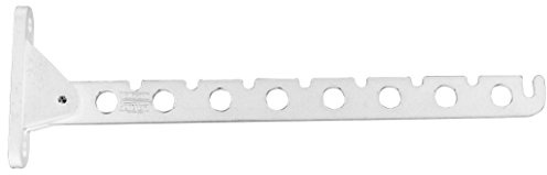 Kleiderlüfter Stahl/Kunststoff weiß 310mm 1 St.