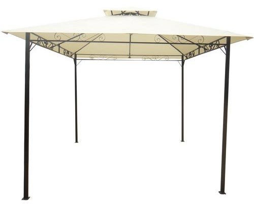 Pavillon aus Eisen, 3 x 3 m, Gestell aus Metall, 40 x 40 mm, feuerlackiert