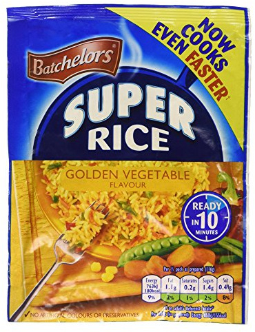 Batchelors Super Rice, Golden Vegetable Flavour, 90g