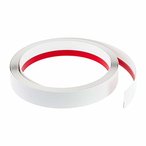 Fensterleiste Flachprofil PVC selbstklebend 40mm breit 50m lang Abdeckleiste