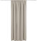 JEMIDI Vorhang Blickdicht 140x245cm - Gardine mit Kräuselband Universalband - 100% Polyester Schal lang für Wohnzimmer Schlafzimmer - hellgrau