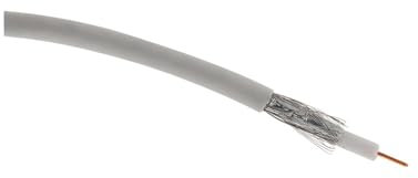 Zenitech 116024 - Cable coaxial (17 VATCA PH, 10 m), color blanco