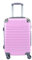 Desconocido Maleta de Cabina 20x35x55cm con Esquinas Plateadas (Rosa)