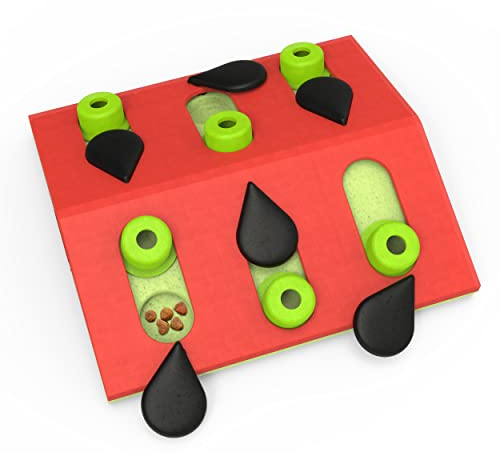 Nina Ottosson von Petstages Melon Madness Puzzle & Play - Leckerli-Denkspiel für Katzen - interaktiv