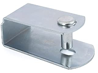 Blister 2 Abrazaderas Gemelas 60 x 30 - Abrazadera Doble Tubo - Abrazadera metálica para Patas Redondas - Cuens