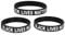 Cinturino elastico in silicone, bracciale unisex, lettera speciale unisex per fitness uomo donna all'aperto