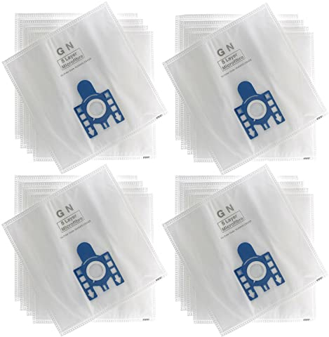 Masterpart Paquete de 20 bolsas para aspiradora compatibles con Miele Classic C1 Junior PowerLine + 8 filtros