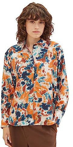 TOM TAILOR Damen Bluse mit Muster