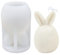 Osterhase Silikonform Für Kerze Harz Beton Gießen, 3D Silikonform Ostern Basteln, Osterdeko Silikon Gießform Oster Hase Kerzenformen Giessformen Für Raysin Epoxidharz Gips, Ostergeschenke Kinder (A)