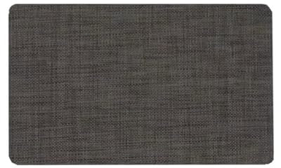 Tobil Badematte rutschfest saugfähig Badvorleger Badezimmerteppich Anthrazit-014 50x80