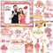 30 Stück 50. Geburtstag Deko Fotorequisiten, LMSHOWOWO Rosegold Aufblasbarer Bilderrahmen, 50 Geburtstag Foto Requisiten, Party Foto Booth Props, Geburtstag Fotobox Accessoires für Geburtstage Zubehör