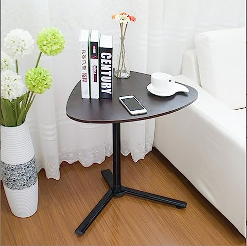 Beistelltisch, über Bett Tisch mit Rädern höhenverstellbar Sofa Beistelltisch, Mobile Stehpult Laptop Schreibtisch platzsparend schwenkbar TV Tablett Tisch (Color : C)