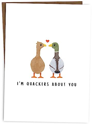 BYANIKA Happy Anniversary Card | Love You, Wedding Anniversary | Sentimental, Romantic For Girlfriend Boyfriend, Wife Husband To Be Partner, Fiancee Fiance, Soulmate Other Half, One I Love | Cute Pun