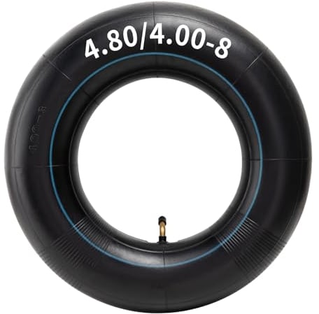 YeYouC 4.80/4.00-8 Inch Replacement Tire Inner Tube, Heavy Duty 4.80/4.00-8 Innertube with TR87 Angled Valve for Wheelbarrows, Mowers, Hand Trucks and More for 4.80/4.00-8 480/400-8 Tires Pack of 1