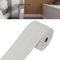 IGTOPS Battiscopa morbida, autoadesiva, flessibile, autoadesiva, larghezza 10 cm, in PVC, impermeabile, decorazione autoadesiva (10 cm x 5 m, venature del legno bianco)
