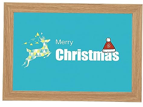 Beufee Éclairage Peinture Décoration, Art Glow LED Peinture Lumière Cadre Photo Trois Couleurs Lumineux Peinture Luminosité Réglable Alimenté par USB Éclairage Mural Décor u(A4)
