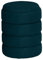 URBNLIVING Soft Velvet Ottoman Storage Pouffe Footstool Dressing Vanity Chair (Teal Blue, Round)