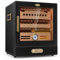 COOL KNIGHT Zigarren Humidor Schrank, Zigarrenschrank Humidor mit spanischer Zedernholzschublade, Präzisions-Hygrometer, 2 Luftbefeuchter und Zigarrenzubehör Schublade, Weihnachten für