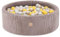 MISIOO Bällebad mit Schaumstoff-Füllung - 90x30cm - 200 Bälle für Bällebad - Hochwertige Bällebad Bälle für Kinder - Weiches und Sicheres Spielzeug - Waschbar