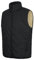 AOTORR Mens Gilet Fleece Lined Body Warmer Winter Padded Vest Outerwear Lightweight Sleeveless Jacket with Zip Pockets for Outdoor Running Fishing Hiking Black M