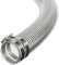 51MM ID - 3 METRE Clear PVC Flexible Conduit Outdoor Cable Coil - Underground Burial, External Trunking, Electrical Ducting, Hose Pipe Wire Protection with 2 Clips