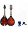Orange Eight String Mandolin Instrument Complete Set Including Sponge Bag Acoustic Mandolin Instrument(8)